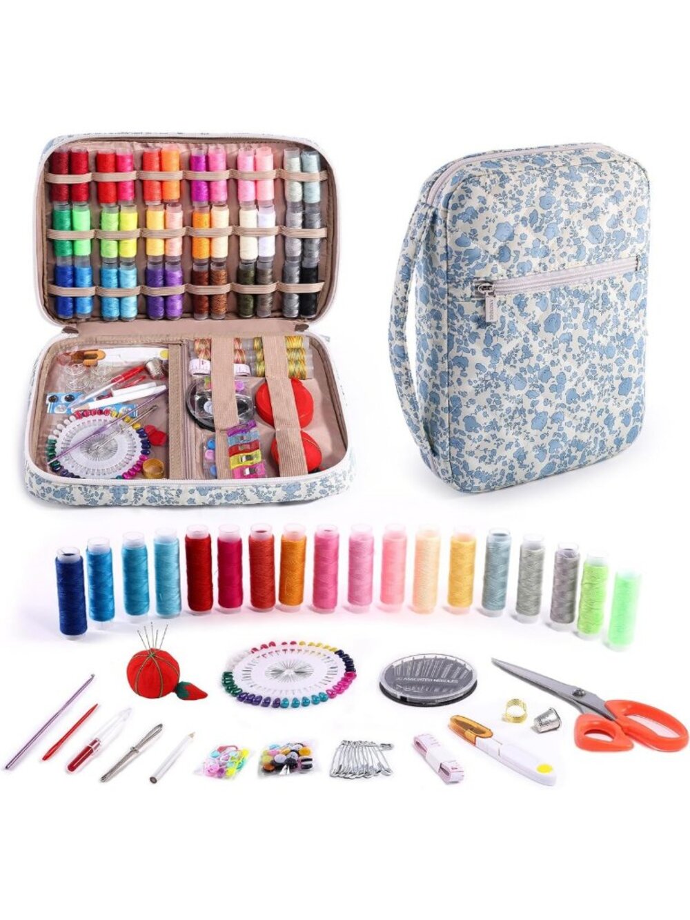 Complete Sewing Kit for Adults - 230pcs Cute Sewing Supplies & Tools